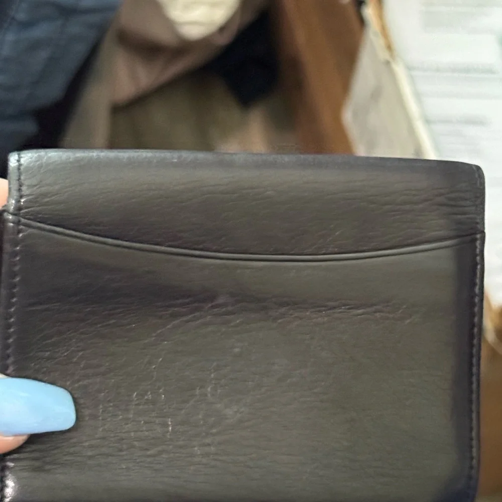 Bosca Black Wallet Nappa Leather Elegance